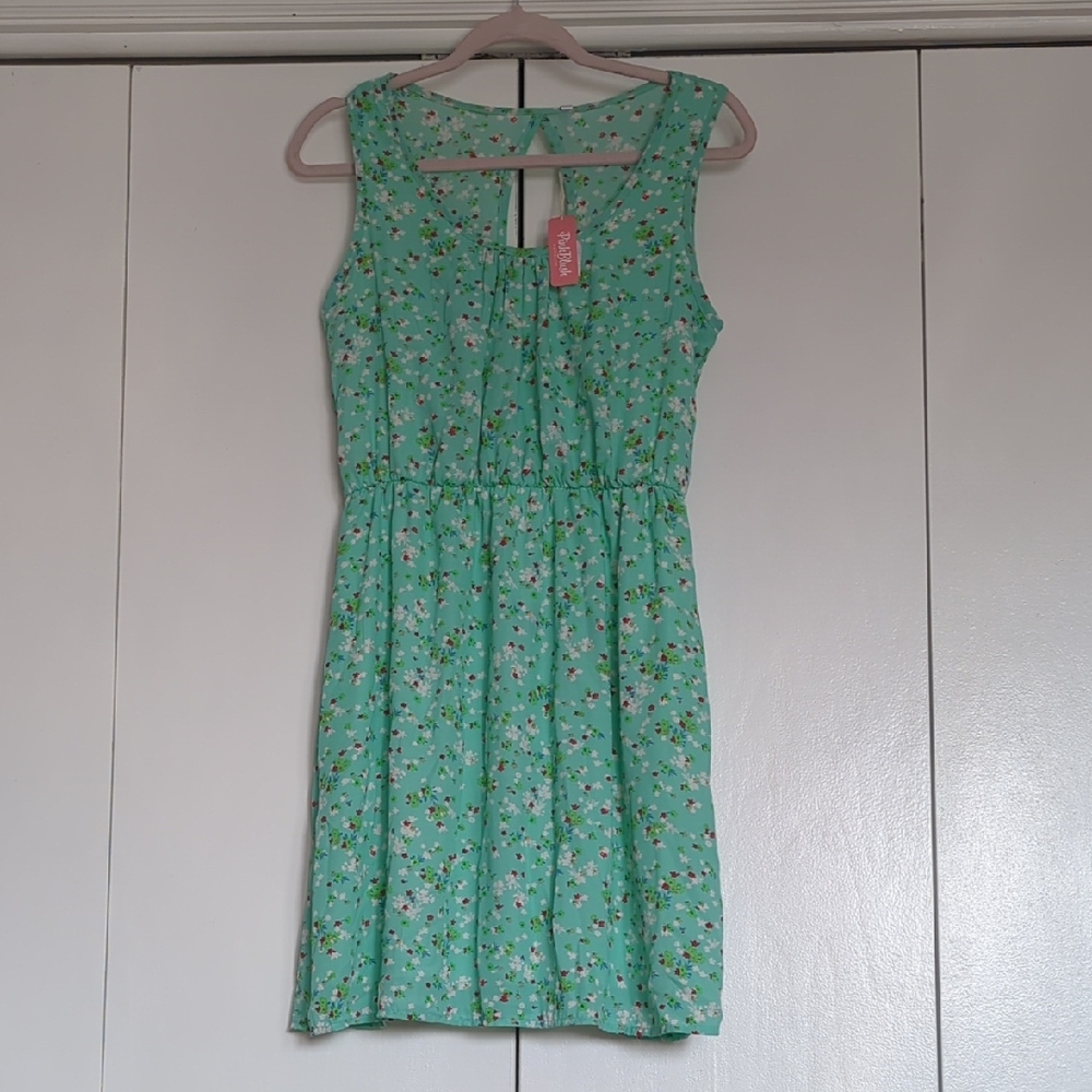 Maternity NWT Pink Blush Floral Sleeveless Dress